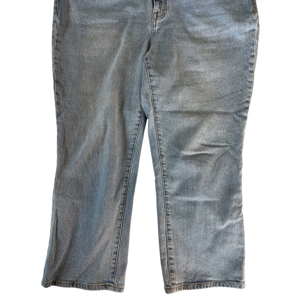 Joie Sylvie Straight Ankle Jeans Blue Medium Wash Stretch Denim Size 14W - Picture 8 of 15